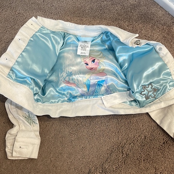 Size 2 Disney frozen jacket - Picture 2 of 3